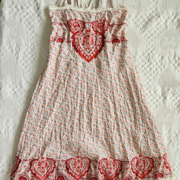 Johnny Was Los Angeles Bohemian Boho Embroidered Dress Medium Lined - Picture 3 of 16